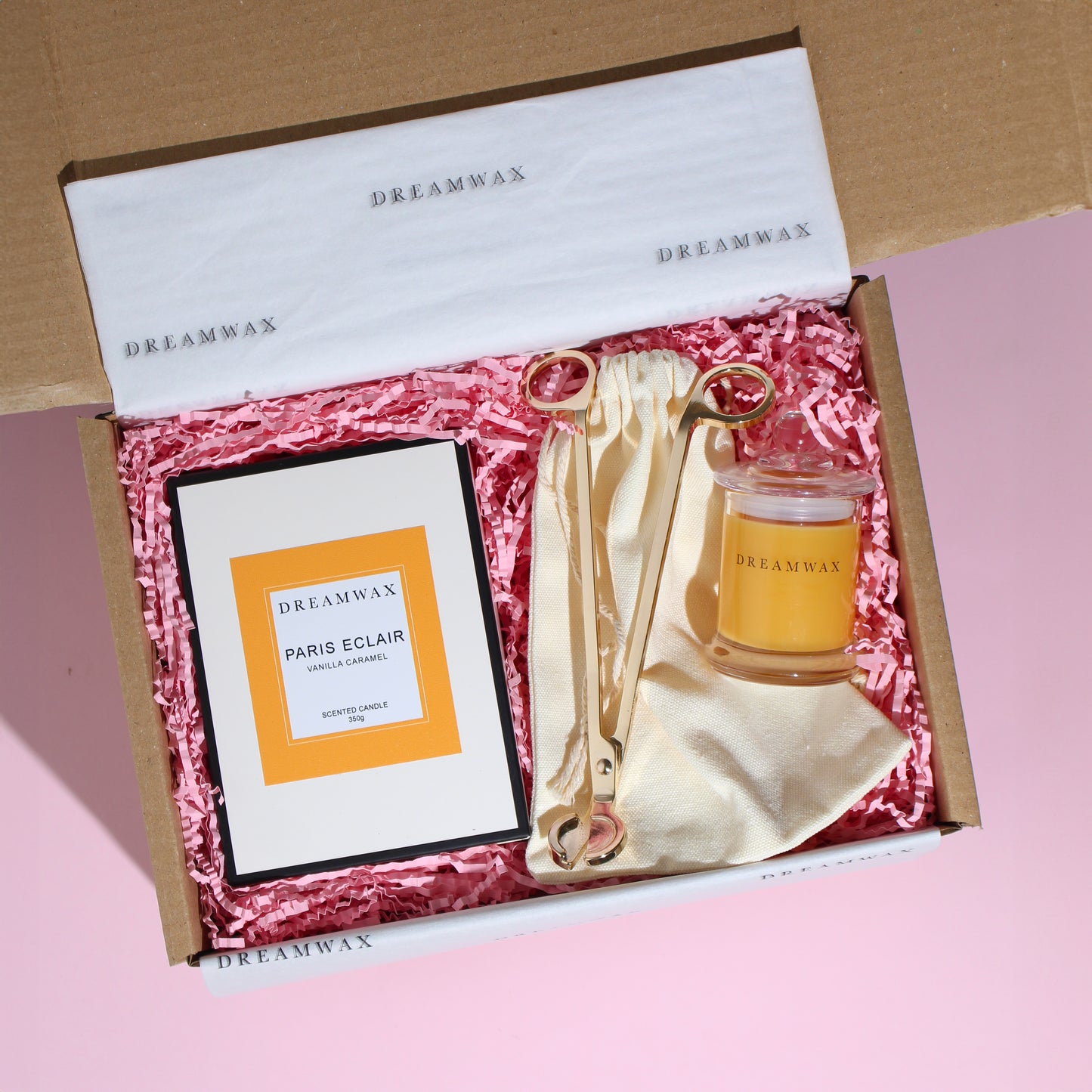 Vanilla Caramel Classic Candle Bundle Gift Set
