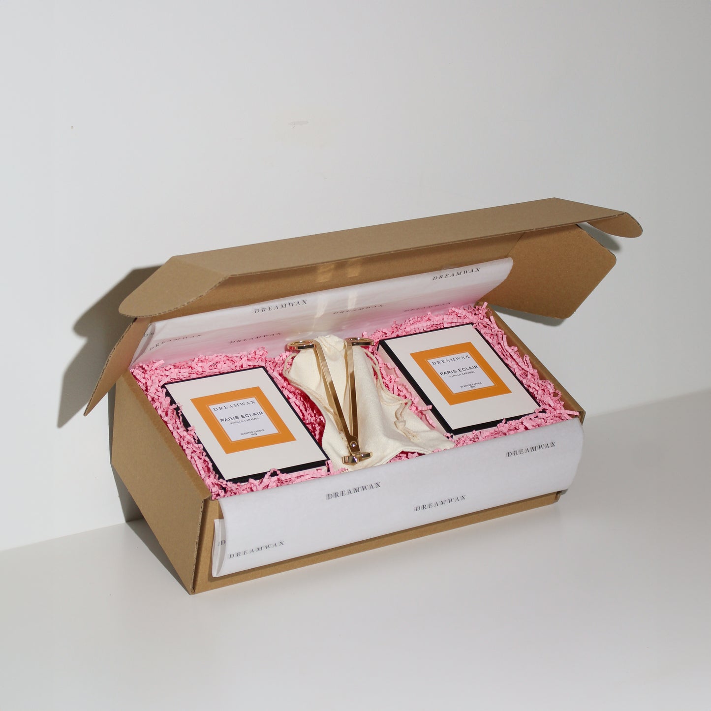 Vanilla Caramel Deluxe Candle Duo Bundle Gift Set
