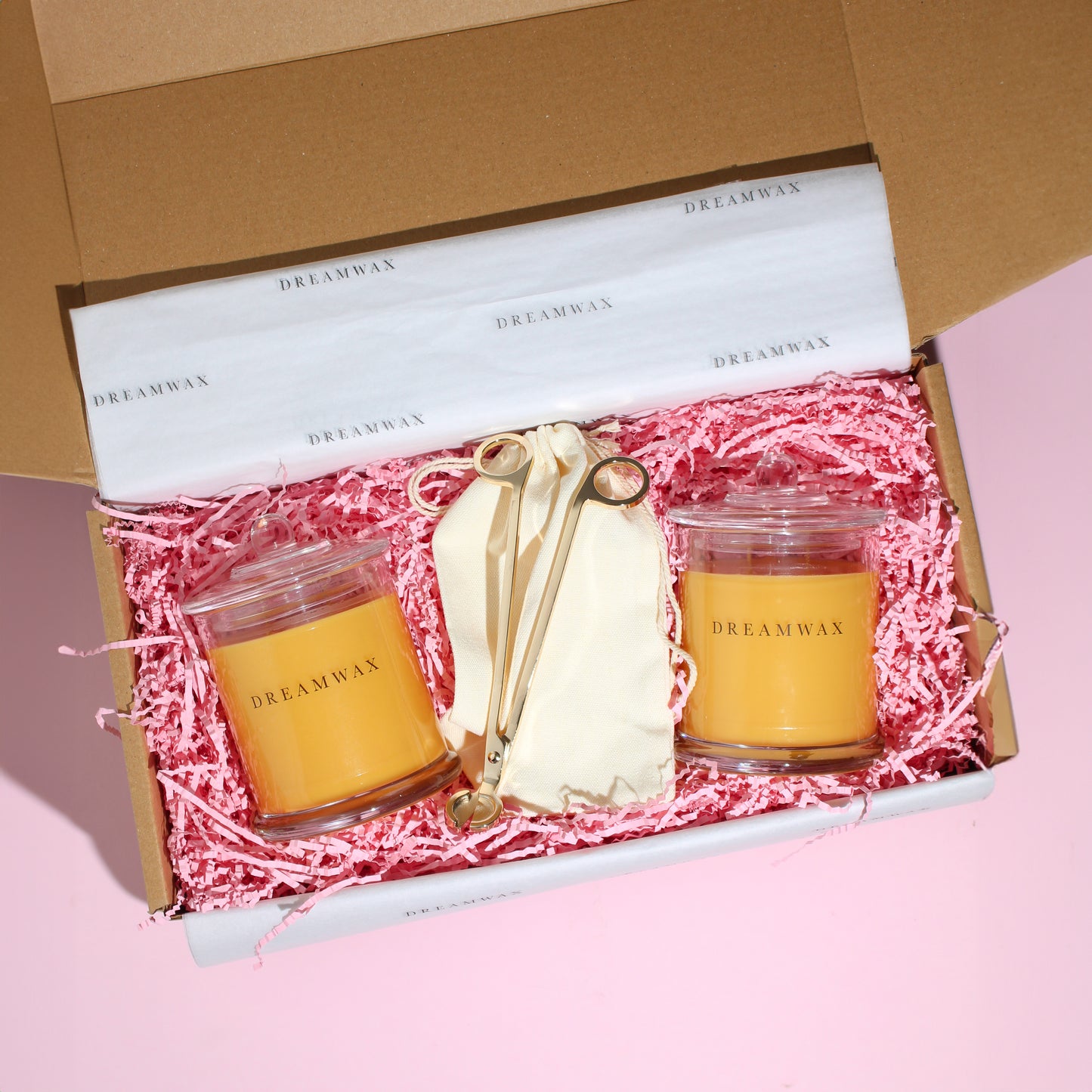 Vanilla Caramel Deluxe Candle Duo Bundle Gift Set