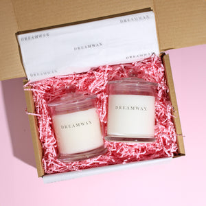 Saffron & Jasmine and Oakmoss & Freesia Candle Duo Bundle Gift Set
