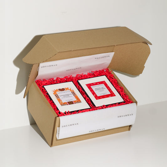 FESTIVE CHRISTMAS CANDLE DUO GIFT BOX