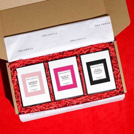 IN BLOOM CHRISTMAS CANDLE TRIO GIFT BOX