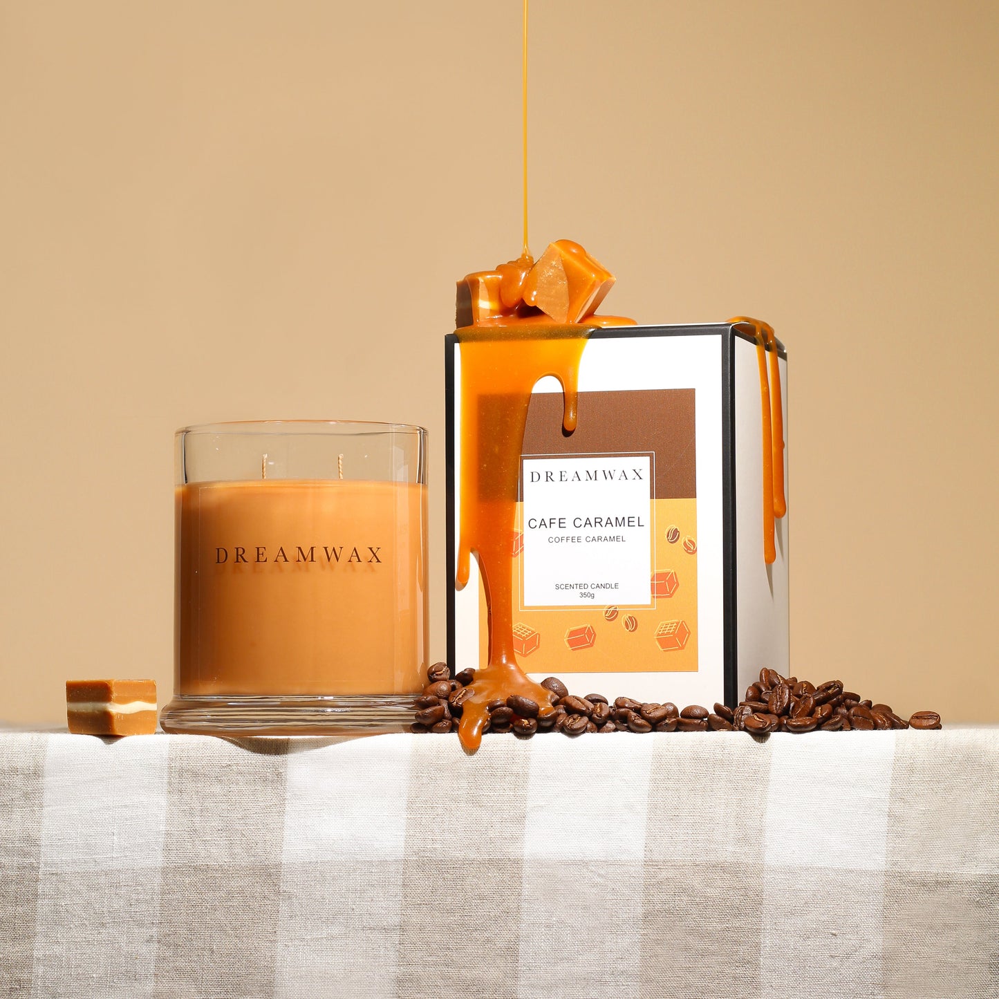 Coffee Caramel Scented Candle