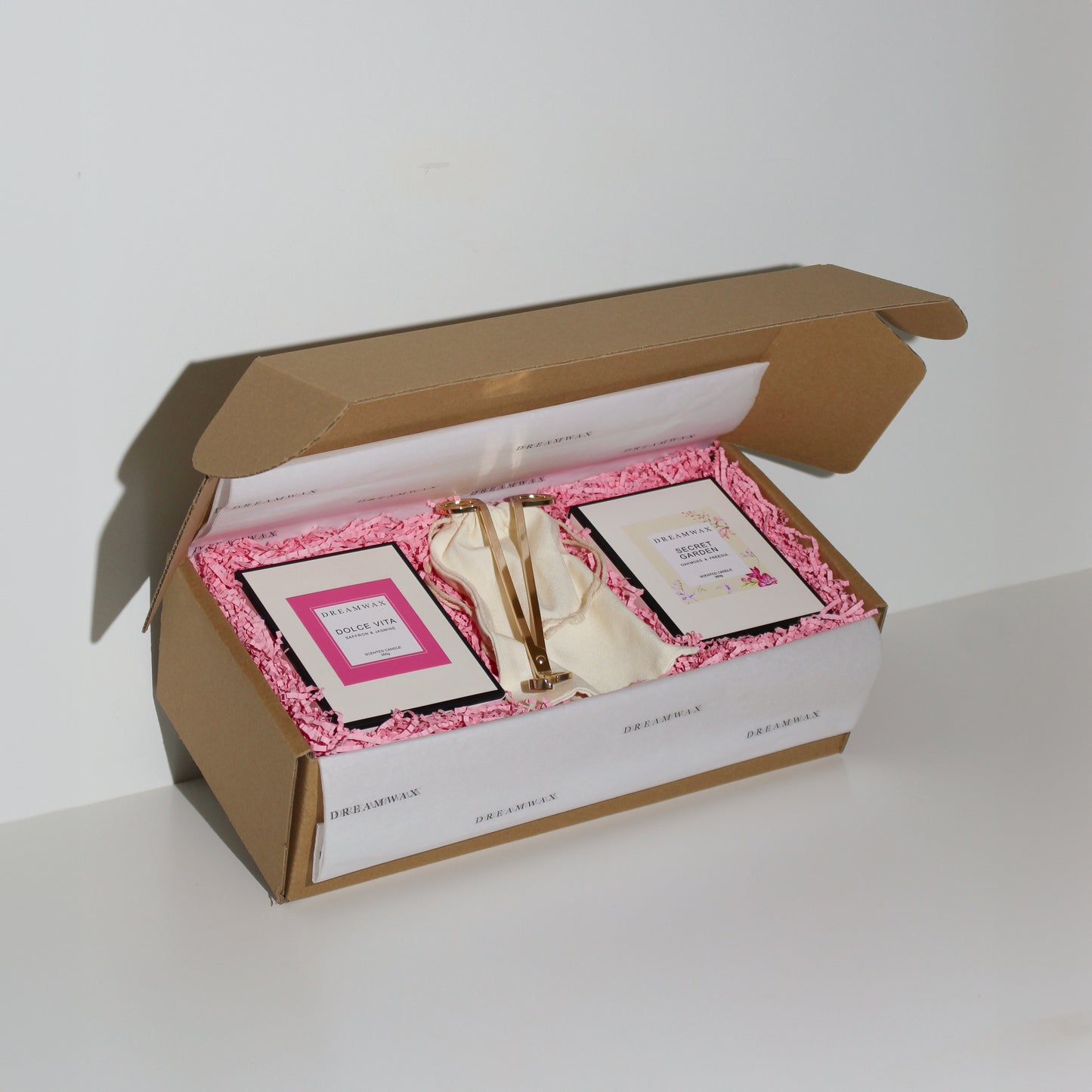 Saffron & Jasmine and Oakmoss & Freesia Deluxe Candle Duo Bundle Gift Set