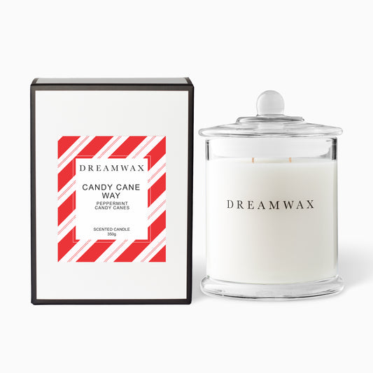 Peppermint Candy Canes Scented Candle