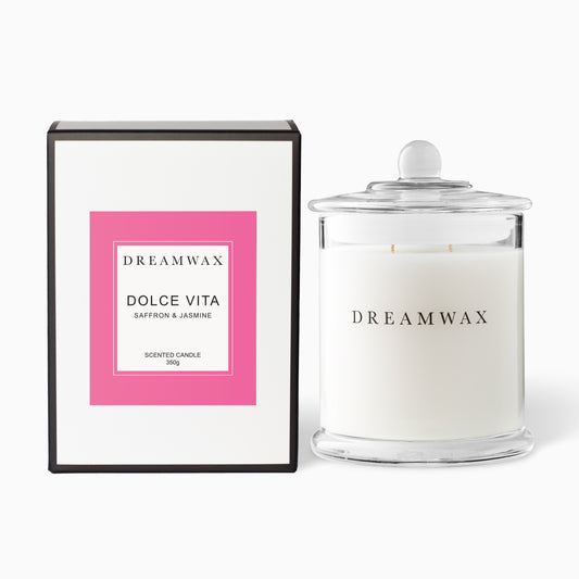 Saffron & Jasmine Scented Candle