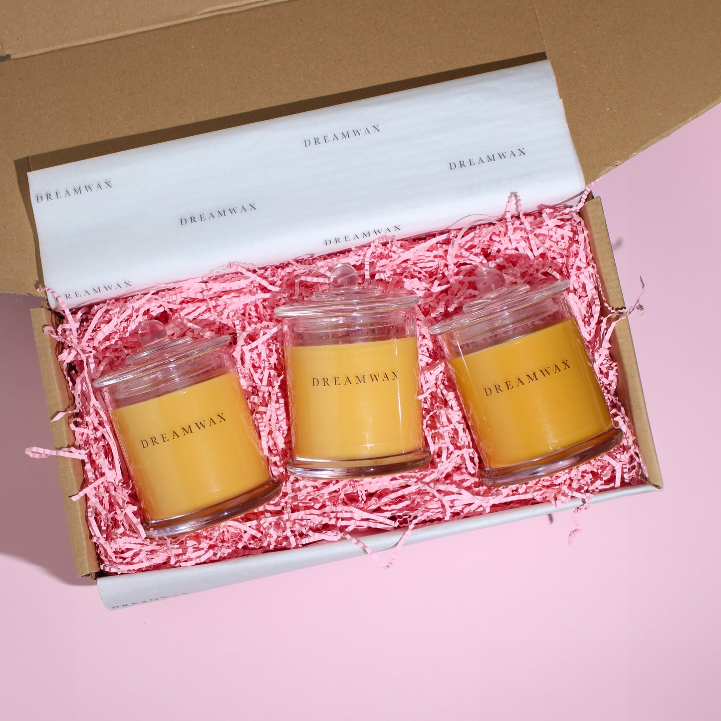Vanilla Caramel Lover Candle Trio Bundle Gift Set