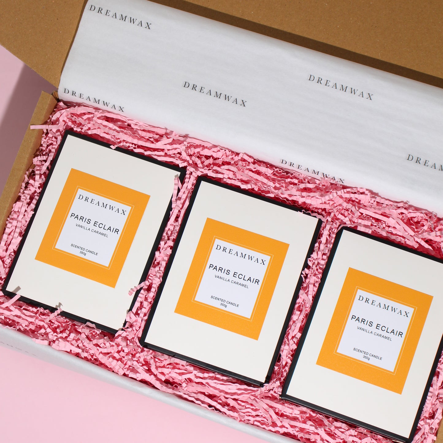 Vanilla Caramel Lover Candle Trio Bundle Gift Set